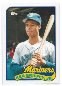 Ken Griffey Jr. 1989 Topps negociado #41 radiocontrol Seattle Mariners px4cb - Imagen 1 de 2