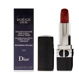 Dior Rouge Dior Couleur Couture Refillable Lipstick #999 satin 3.5g NIB - Picture 1 of 1