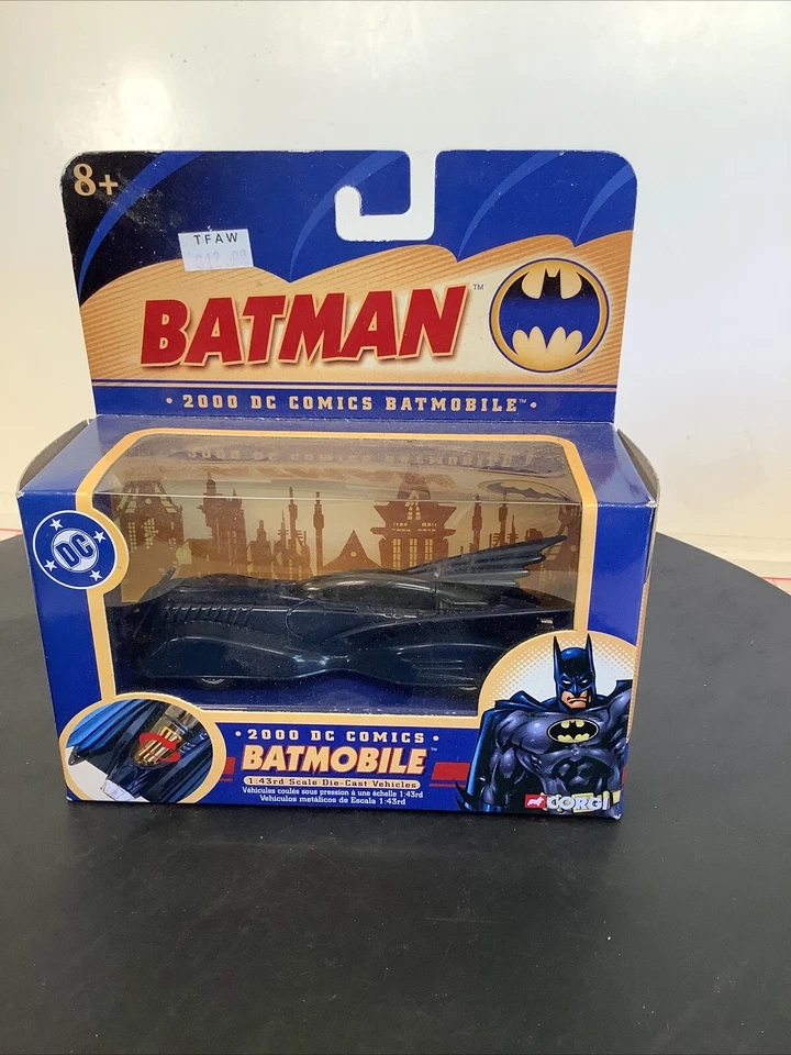 2000 Batman Die-Cast Batmobile 1:43 Scale CORGI 77302 DC Comics BMBV1 NEW! - Image 1 of 4