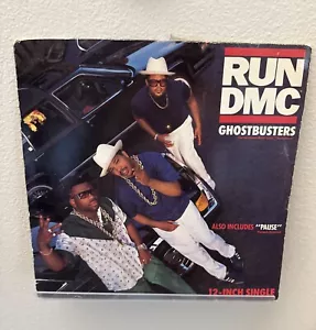 RUN DMC - Ghostbusters / Pause 12" Vinyl Ghostbusters 2 Soundtrack 1989 - Foto 1 di 5