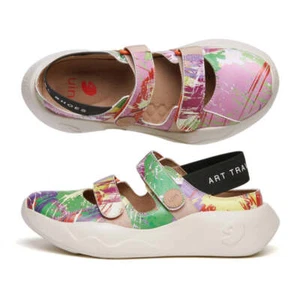Zapatos cómodos sin cordones para mujer talla 5-10,5 UIN Sebastian III (primavera en púrpura) - Imagen 1 de 6