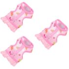 3 Sets Rabbit and Leash Adjustable Bunny Bunny Vest and