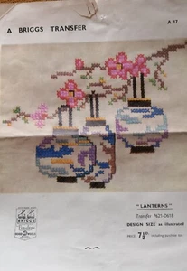 Briggs Transfer "LANTERNS" - Picture 1 of 4