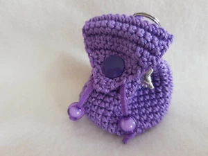 Schlüsselanhänger Rucksack Rucksäckchen gehäkelt Handarbeit Handmade - Bild 1 von 1