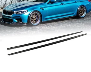 Real Carbon Fiber Side Skirts For 2017-2023 BMW 5 Series G30 540i M Sport F90 M5 - Picture 1 of 8