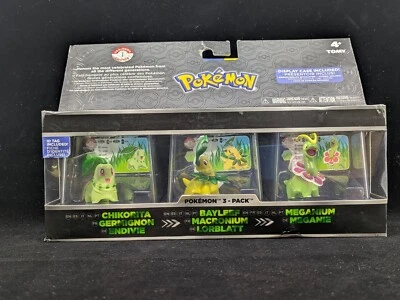 Tomy Pokemon Trainers Choice 2014 paquete de 3 coleccionables Chikorita/Bayleef/Meganium Foto 1 de 4