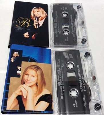 BARBRA STREISAND Tape Cassette (set of 2) THE CONCERT ACT 1 & 2  1994 Sony Music - Image 1 of 4