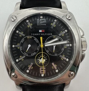 Tommy Hilfiger T10174 Multifunktionsuhr mit Echtlederarmband - Bild 1 von 4