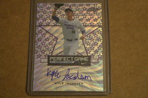 KYLE JACOBSEN 2016 Leaf PERFECT GAME Autograph PRE PRODUCTION PROOF #1/1 