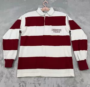 Barbarian Casual Shirt Mens Small Maroon White Striped Long Sleeve Lafayette Col - Picture 1 of 10