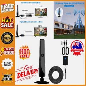 Wavemax Tv Antenna 4K Wave Max Signal Booster for Smart Indoor Support 4k AT - Picture 1 of 14