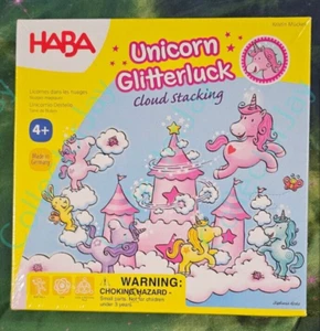 HABA Unicorn Glitterluck Cloud Stacking - A Cooperative Dexterity Game *New* - Picture 1 of 2
