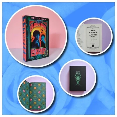 Anansi Boys by Neil Gaiman: SIGNED Hardback - Image 1 of 4