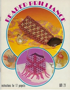 Beaded Brilliance Vintage Beading Patterns Craft Book #GM21 - Picture 1 of 12
