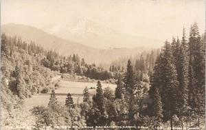 RPPC-Mt Shasta from Sacramento Canon California 1910 - Picture 1 of 2