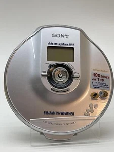 Sony ATRAC/MP3 AM/FM/Weather Walkman - Portable CD Player (D-NF600/M) - Picture 1 of 4