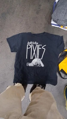 Vintage 90S DEATH TO PIXIES T-shirt Size LARGE RARE VINTAGE - Image 1 of 3