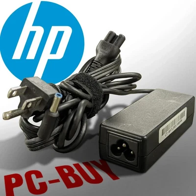 Adaptador carregador CA HP ORIGINAL DO FABRICANTE 65W 19.5V 3.33A Pavilion 710412-001 ponta azul - Imagem 1 de 4
