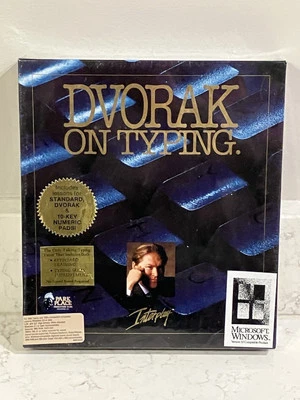 Sealed Dvorak On Typing Interplay 1991 1990’s 90’s Computer Software IBM/Tandy - Image 1 of 4