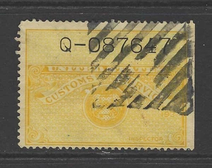 Bigjake:#CB-126, Customs Baggage Ticket - Picture 1 of 2
