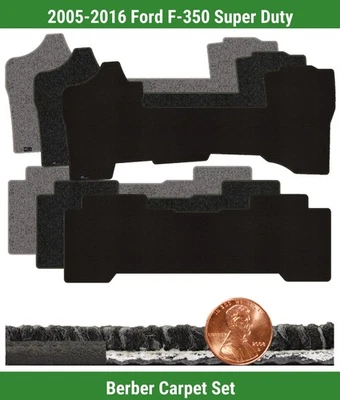 Juego de alfombrillas bereber personalizadas para Ford F-350 Super Duty 2005-2016 (2 piezas) #M01 Foto 1 de 4