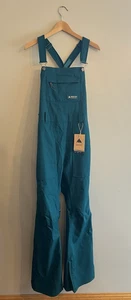 Neu mit Etikett Burton Ws AVALON 2L Trägerhose Overall Hose Schneehose Snowboard Ski Farbton Fichte M - Bild 1 von 5