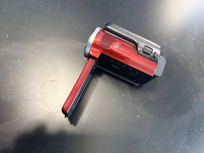 Sony DCR-SR47 Handycam 60GB HDD 60x Optical Zoom Video Camcorder (Red) - Tested - Image 1 of 3