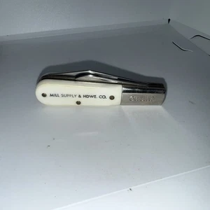 Barlow Mill Supply & Hdwe de colección. Navaja de bolsillo publicitaria Co., excelente - Imagen 1 de 8