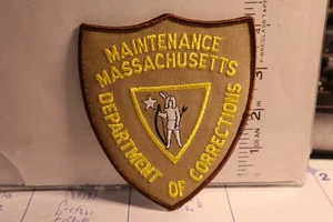 parche policial policía estatal departamento correccional de massachusetts mantenimiento - Imagen 1 de 1
