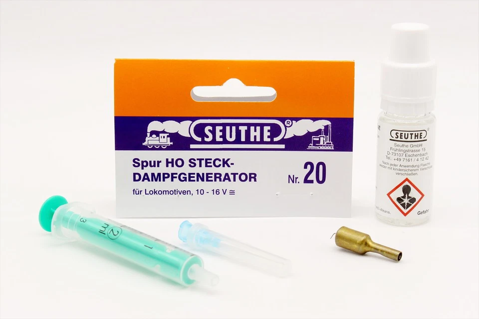 Seuthe Nr. 20 - Dampfgenerator/Rauchsatz H0 mit Zubehör - baugleich 72270 - NEU