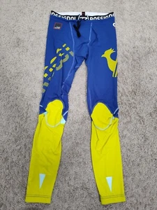 Rossignol Atelier Course Compression Ski Leggings Pants Men’s Blue Yellow XL - Picture 1 of 13