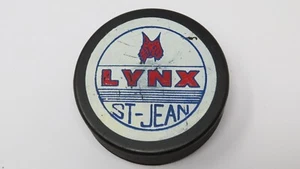 St. Jean Lynx QMJHL Oficial Virrey Juego Disco Desaparecido Equipo de Hockey Quebec Major - Imagen 1 de 2