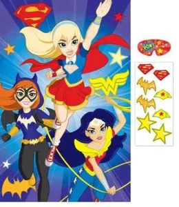 SUPERHERO GIRLS Party Game Party Supplies For 2 To 8 Players - Picture 1 of 2