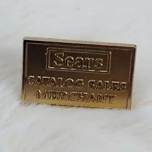 Vintage Sears Katalog Verkauf Händler goldfarbene Anstecknadel - Bild 1 von 2