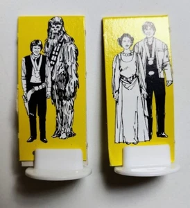 Juego Star Wars Escape from Death Star - 2 fichas amarillas - 1977 repuestos - Imagen 1 de 2