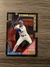 2000 Topps Gallery of Heroes Die-Cut #GH4 Sammy Sosa Stained Glass Chicago Cubs