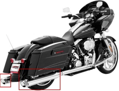 Freedom HD00609 Racing Slip-On Exhaust Full Chrome Tip for 17-20 Harley Davidson - Image 1 of 2