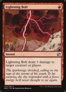 Lightning Bolt Modern Masters 2015 MtG casi nuevo - Imagen 1 de 1