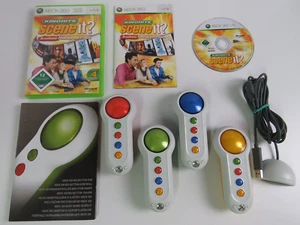 Scene it? - Kinohits + 4 Original Wireless Buzzer + Receiver - Xbox 360 - Bild 1 von 2