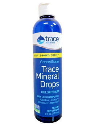 Gotas minerales Trace Mineral ConcenTrace 8 OZ Foto 1 de 4