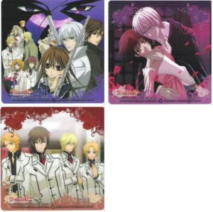 3 pcs big card set Vampire Knight anime Cross Yuki Kuran Kiryu Zero Kaname - Picture 1 of 6