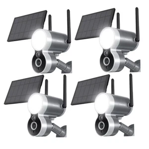 Topcony 2K/3MP Überwachungskamera im Freien WiFi Solar Alexa Ton und Licht Alarm - Bild 1 von 11