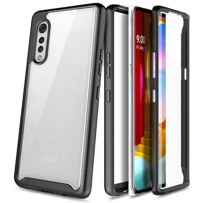 Funda de teléfono LG Velvet 5G resistente a prueba de golpes (solo cubierta trasera) Foto 1 de 4