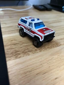 Matchbox Vintage 1983 Chevy Blazer 4x4 Sheriff SP-7 Toy Car - Picture 1 of 4