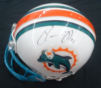 Minicasco firmado por Ronnie Brown DOLPHINS CERTIFICADO DE AUTENTICIDAD JSA Foto 1 de 3
