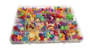 DIY Colorful Beads Jewelry Making Set/Kit - For Bracelets, Necklaces & Headbands - Picture 1 of 5