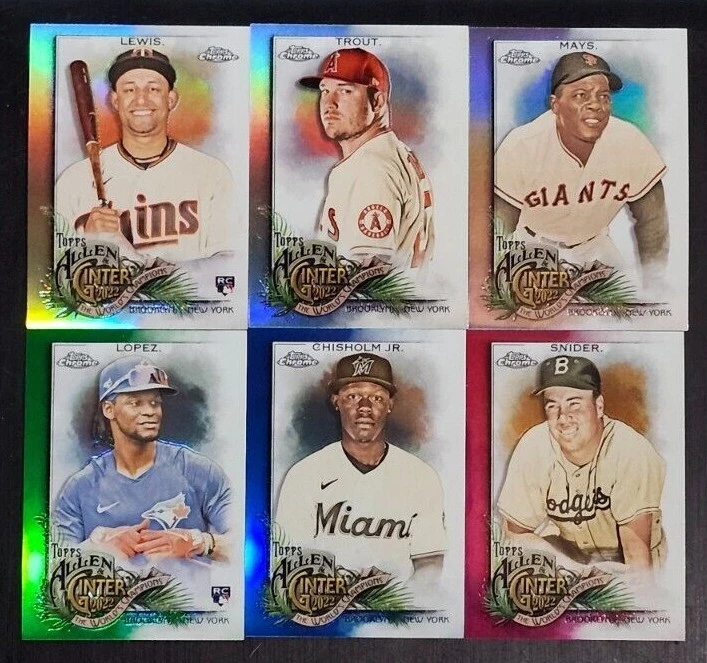 2022 Topps Allen & Ginter CHROME REFRACTORS with Serial #'d You Pick the Card - Image 1 of 1