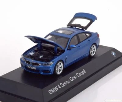 BMW 4ER F36 GRAN COUPE 2014 ESTORIL BLUE KYOSHO 80422348792 1/43 SERIE 4 BLAU - Immagine 1 di 3
