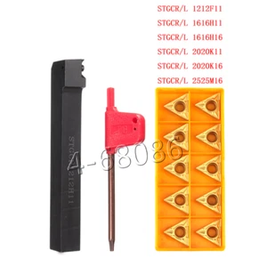 STGCR2020K16 20x125mm Lathe Indexable Turn Tool +CNC TCMT16T304 TCMT32.51 Insert - Picture 1 of 8
