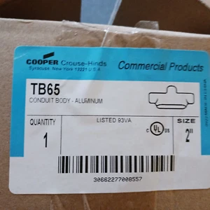 Crouse-Hinds TB65 2" Typ TB Aluminium nur Gehäuse - Bild 1 von 3